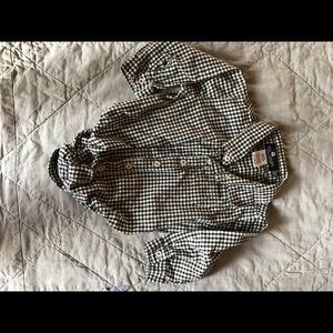 Troy James button down gingham bodysuit